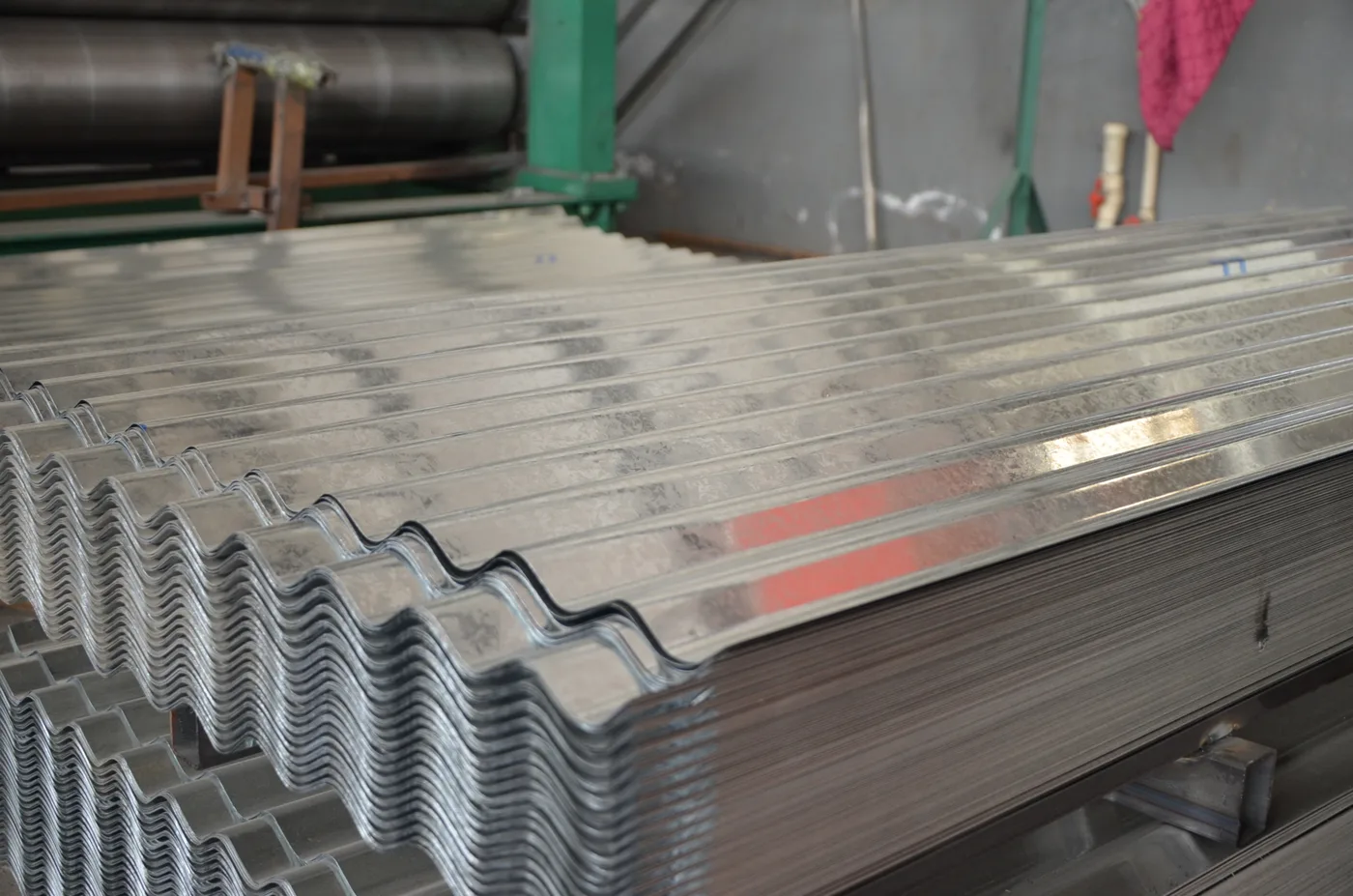Galvanized roofing sheet