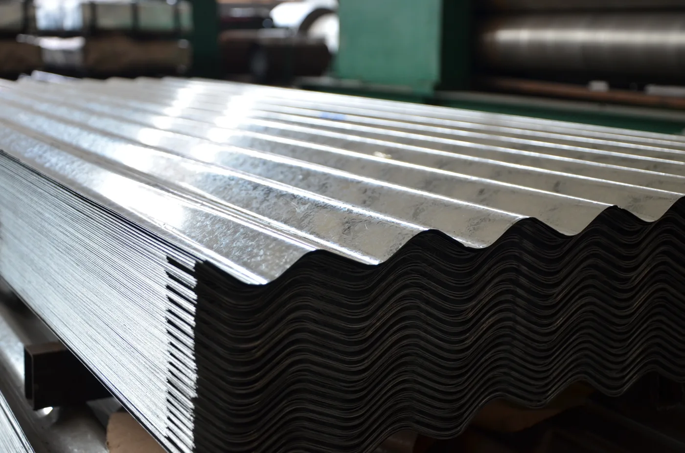Galvanized roofing sheet